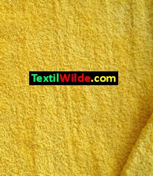 tela para toallones y toallas doble felpa, color amarillo, puro algodon (secan!) textil wilde
