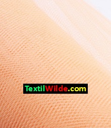 tela tul color salmon